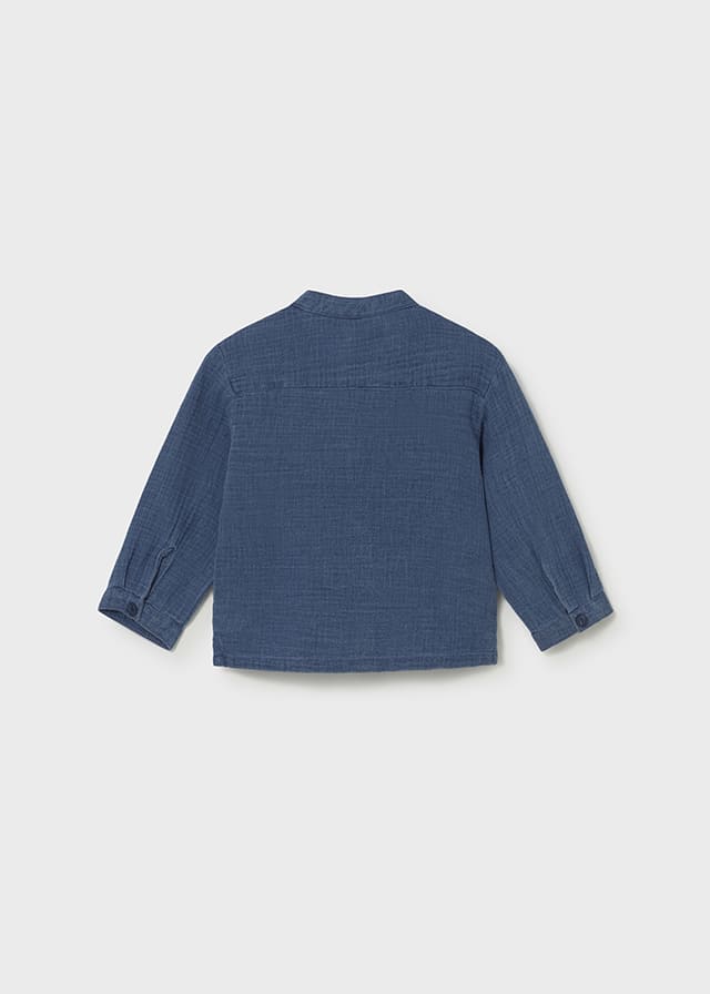 Conj. Camisa m/l  y Bermuda bambula tejanera