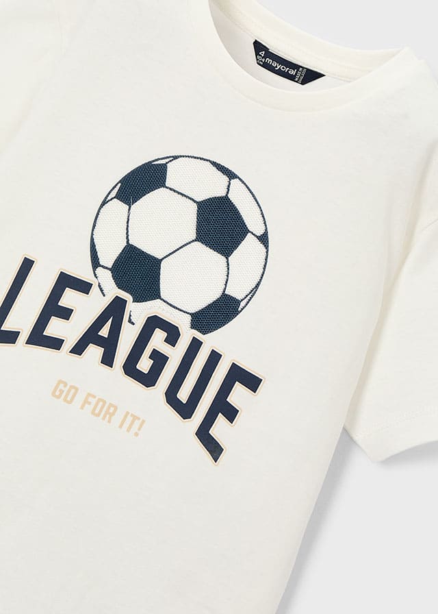 Conj. Camiseta m/c "league" y Bermuda combinada