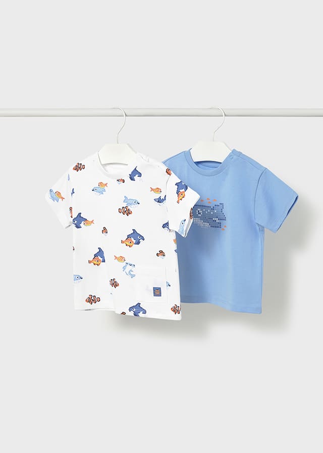 Conj. Set dos camisetas m/c y Bermuda felpa play