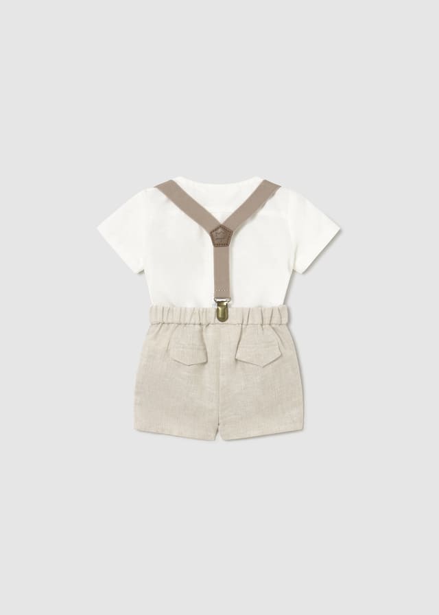 Conj. pant. corto y camisa