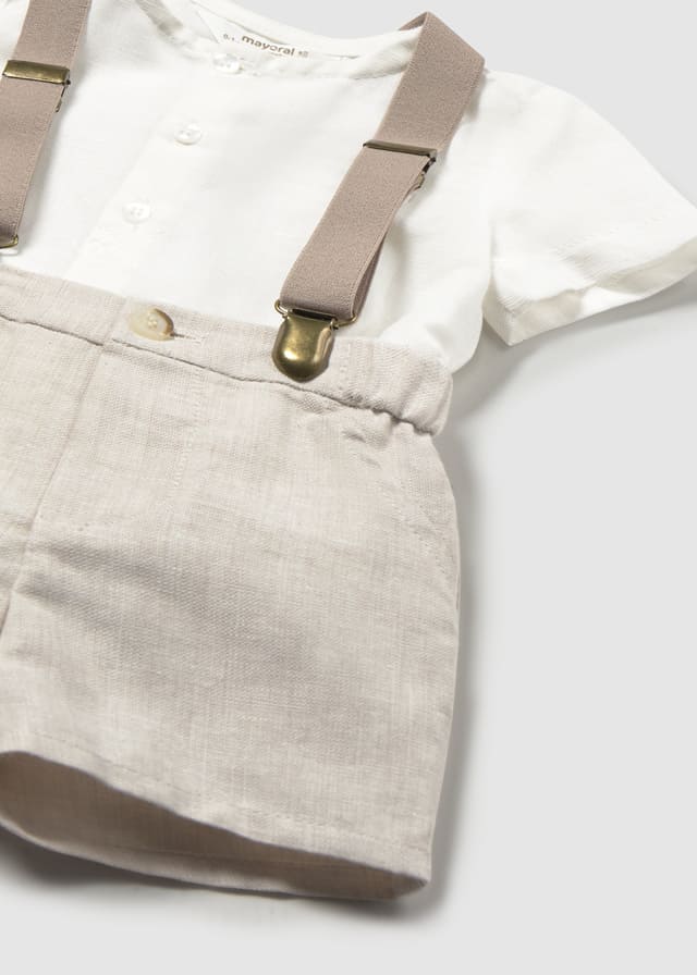 Conj. pant. corto y camisa
