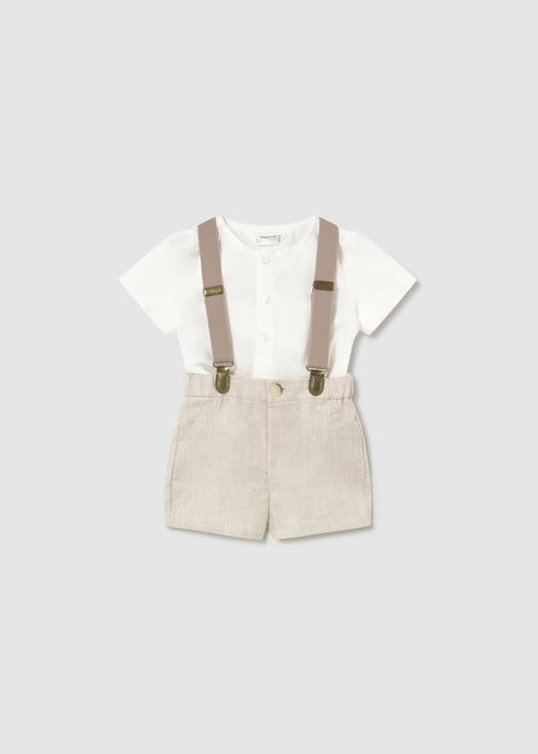 Conj. pant. corto y camisa
