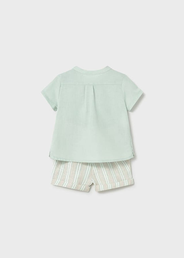 Conj. pantalon corto plana