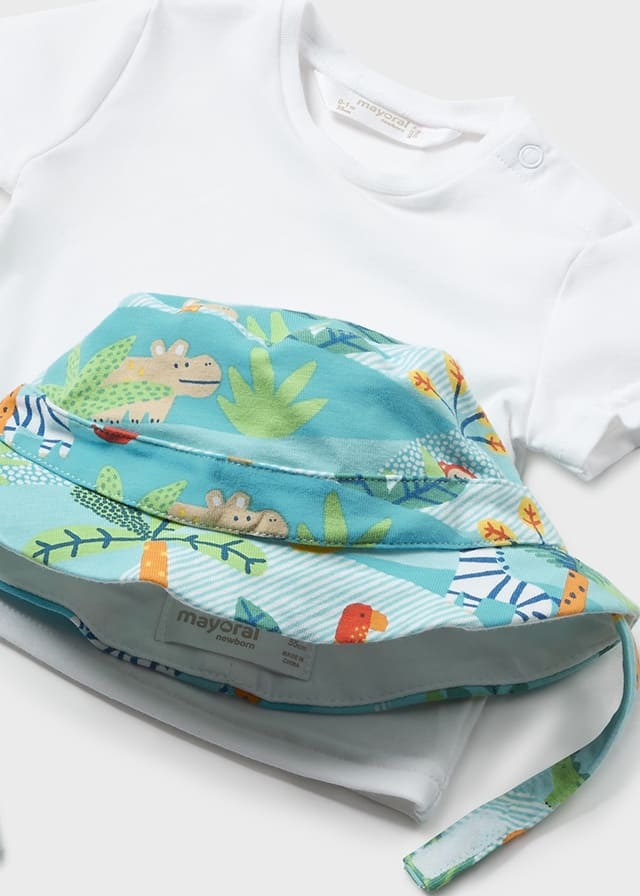 Conj. peto estampado punto
