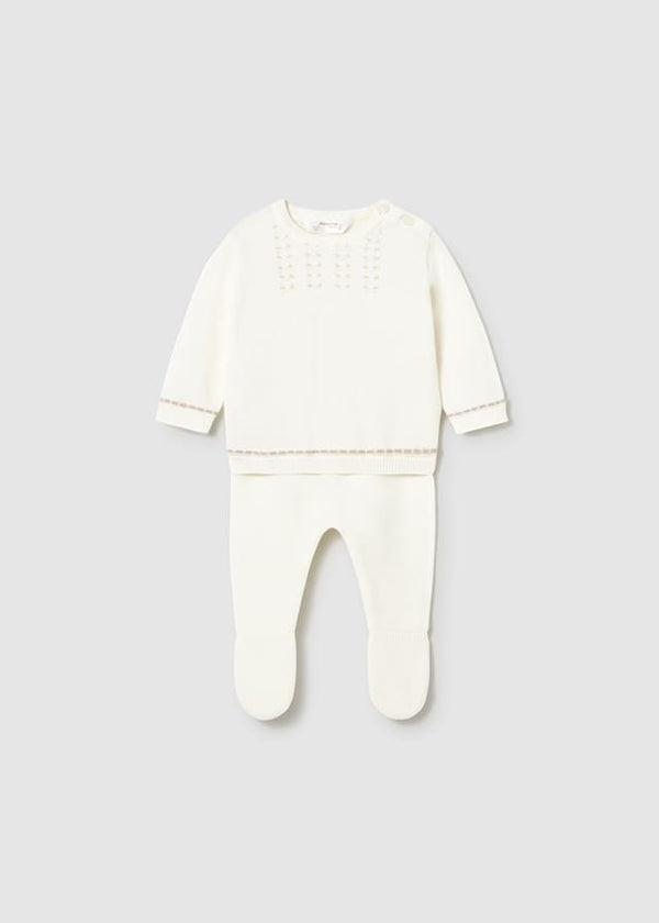 Conj. polaina tricot