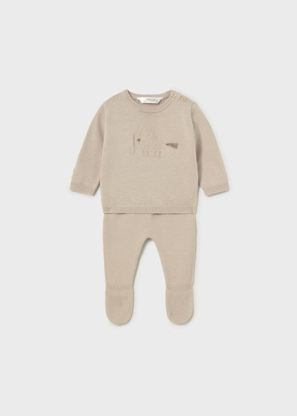 Conj. polaina tricot