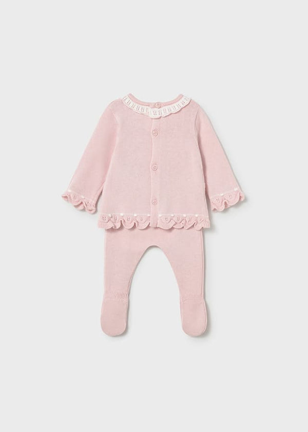 Conj. polaina tricot