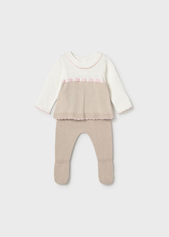 Conj. polaina tricot