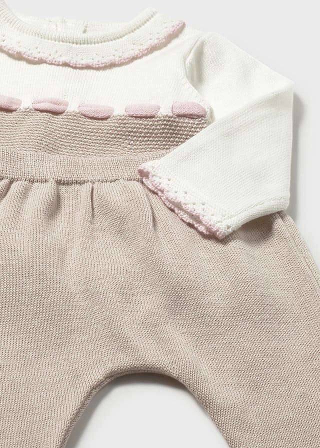 Conj. polaina tricot