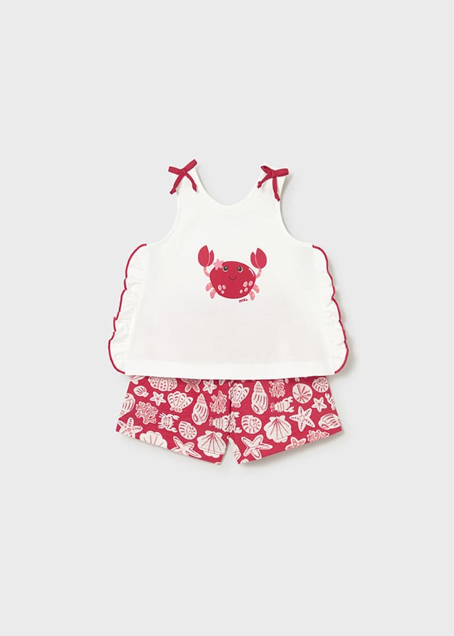 Conj. short estampado y Bañador estampano