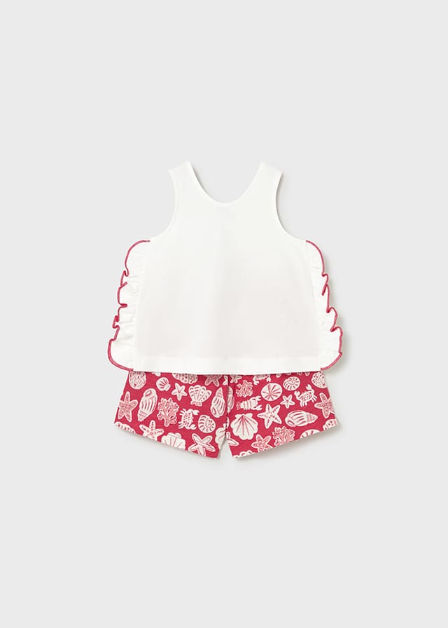 Conj. short estampado y Bañador estampano