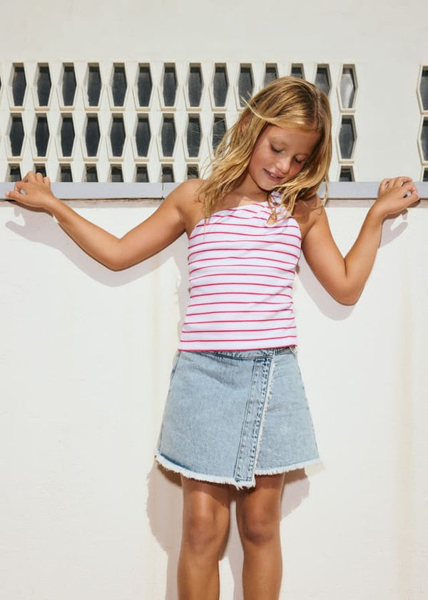 Falda pantalon tejana