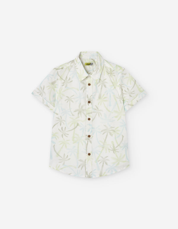 SHIRT VOILE AOP