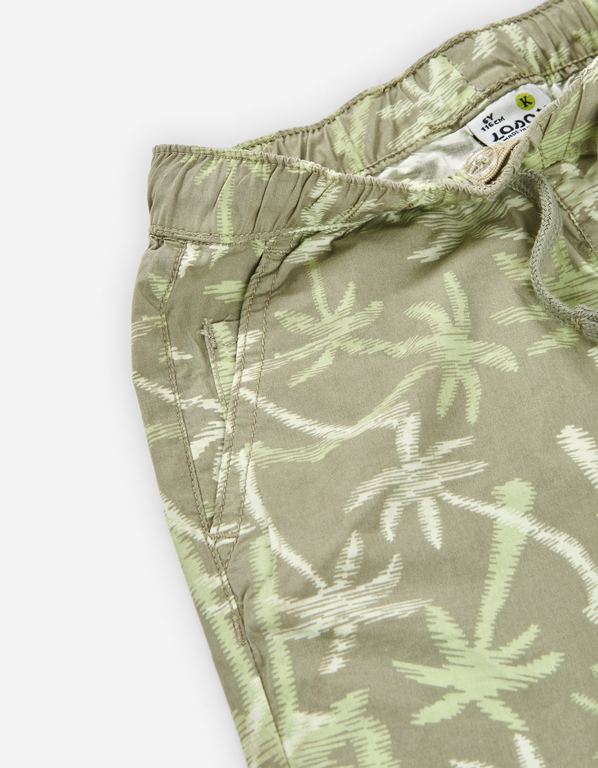 SHORT FLEECE AOP