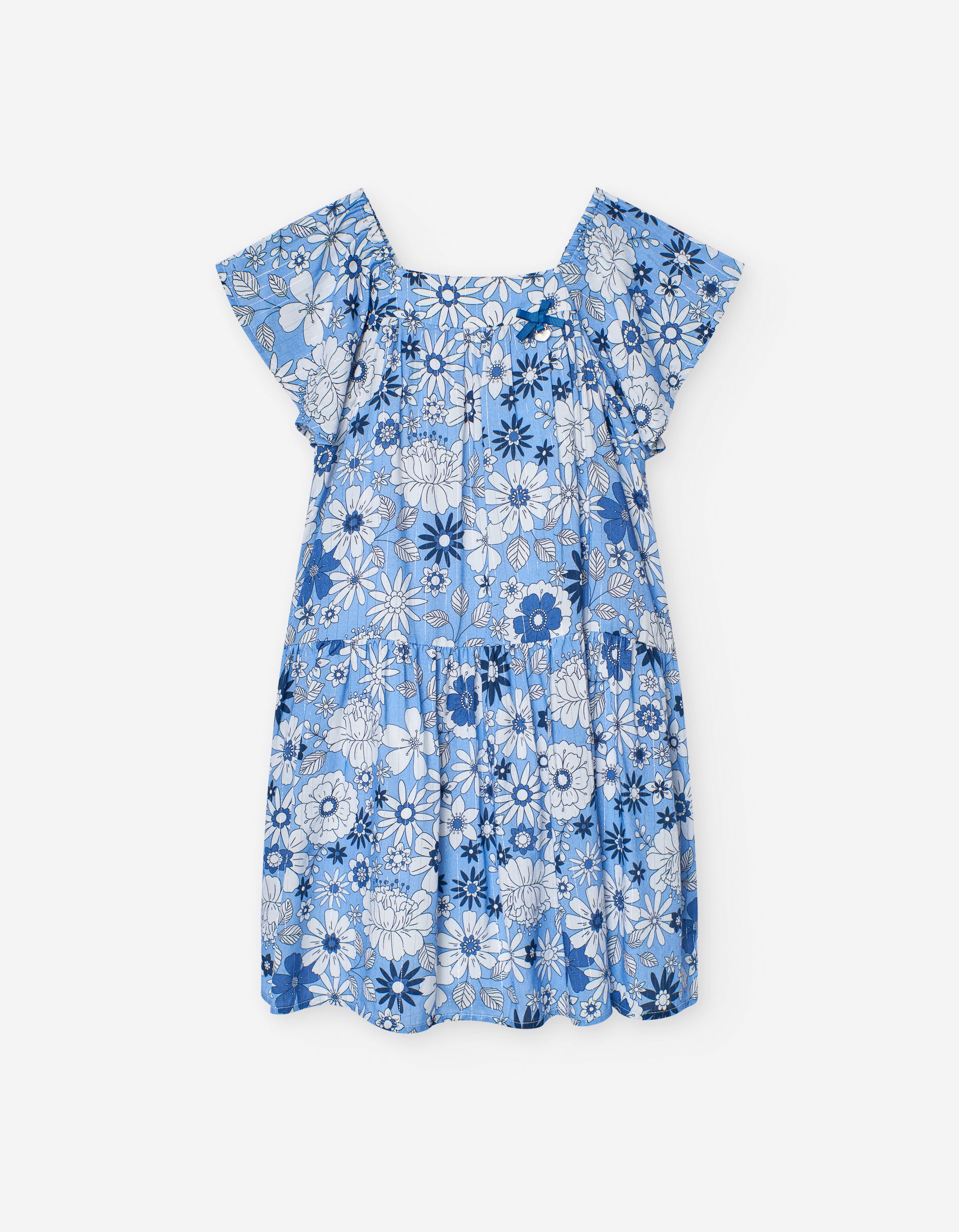 DRESS VOILE AOP