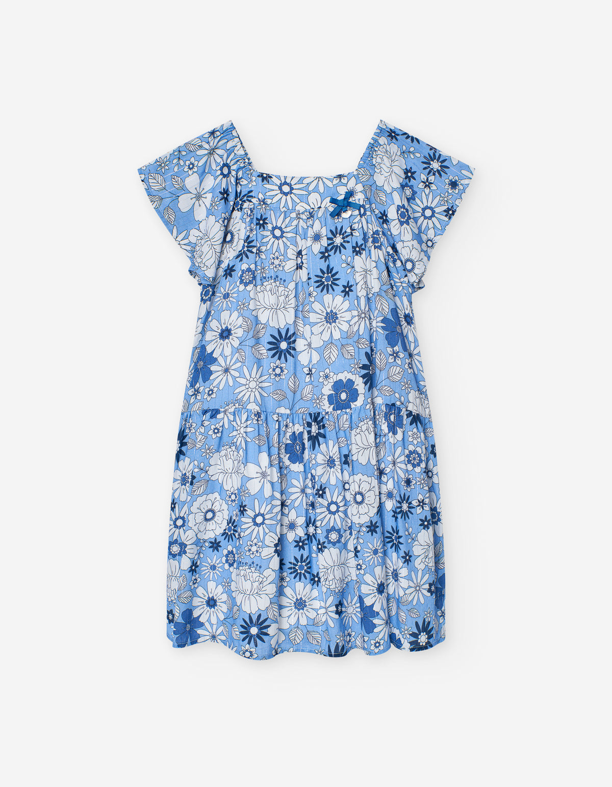 DRESS VOILE AOP
