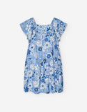 DRESS VOILE AOP