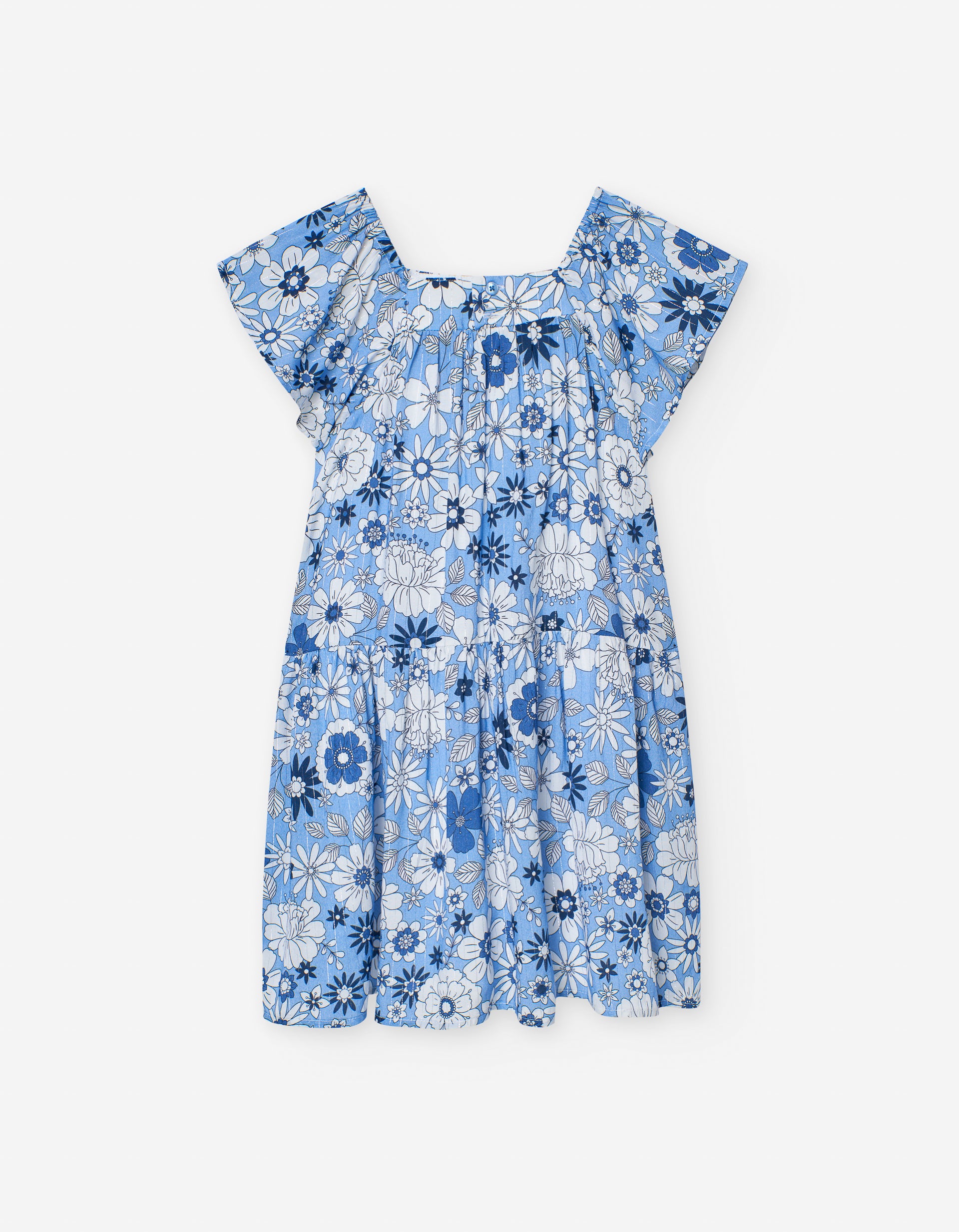 DRESS VOILE AOP
