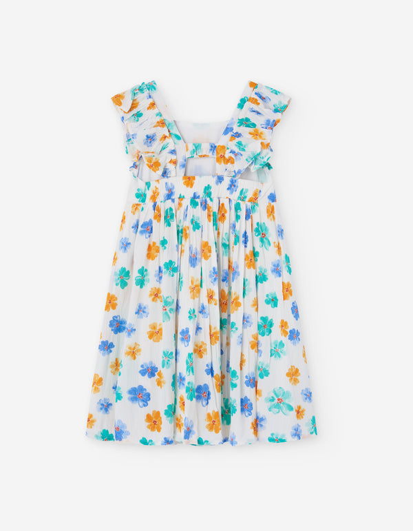 DRESS VOILE AOP