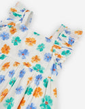 DRESS VOILE AOP