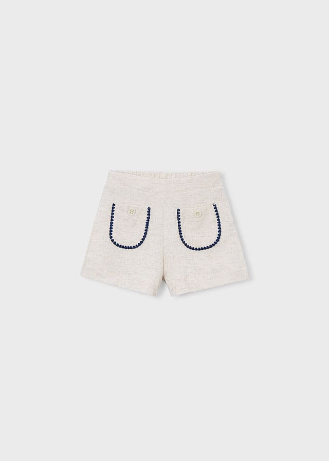 Pantalon corto bolsillos