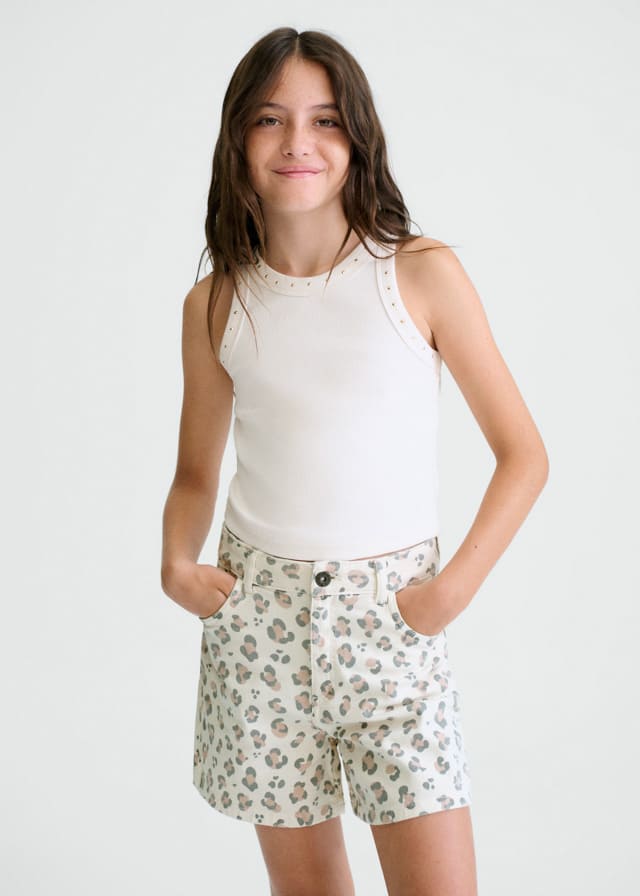 Pantalon corto sarga fantasia