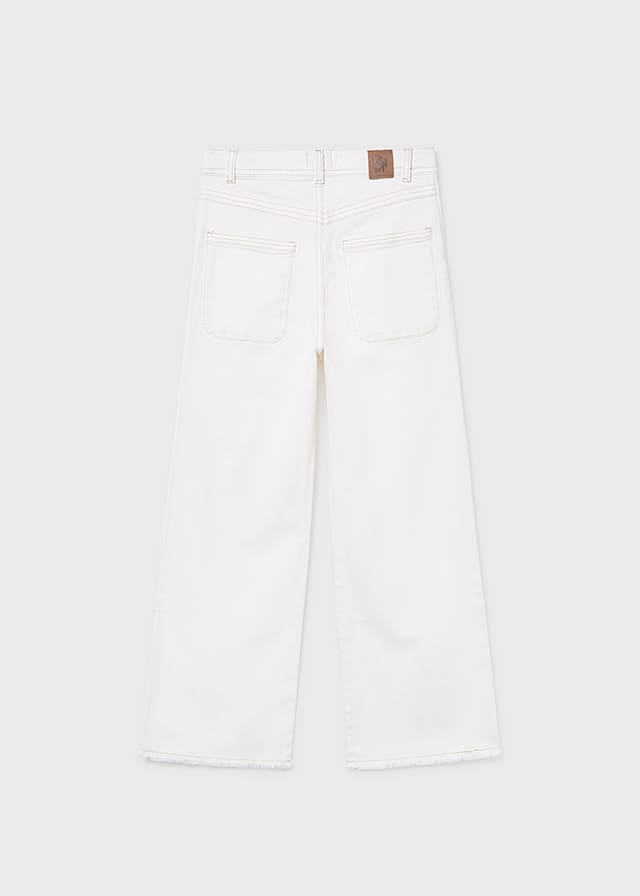 Pantalon largo sarga