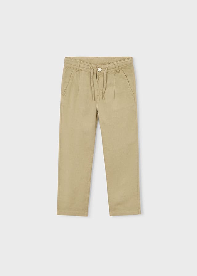 Pantalon lino relaxed