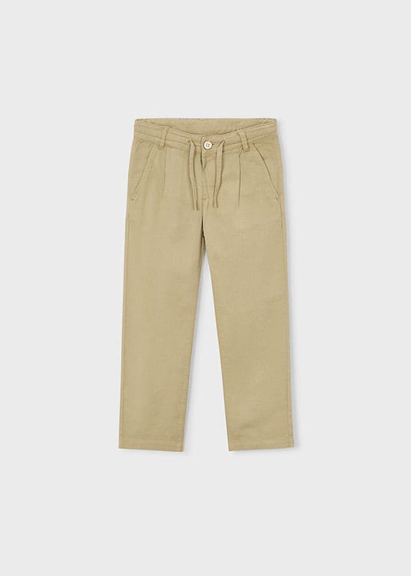 Pantalon lino relaxed