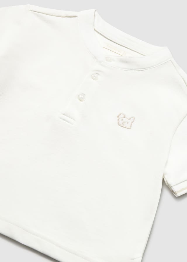 Polo m/c cuello mao