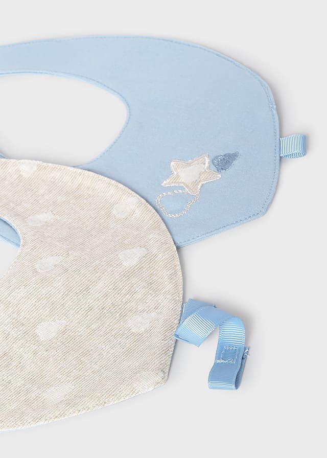 Set 2 baberos bandana