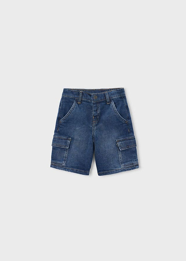 Super bermuda denim cargo