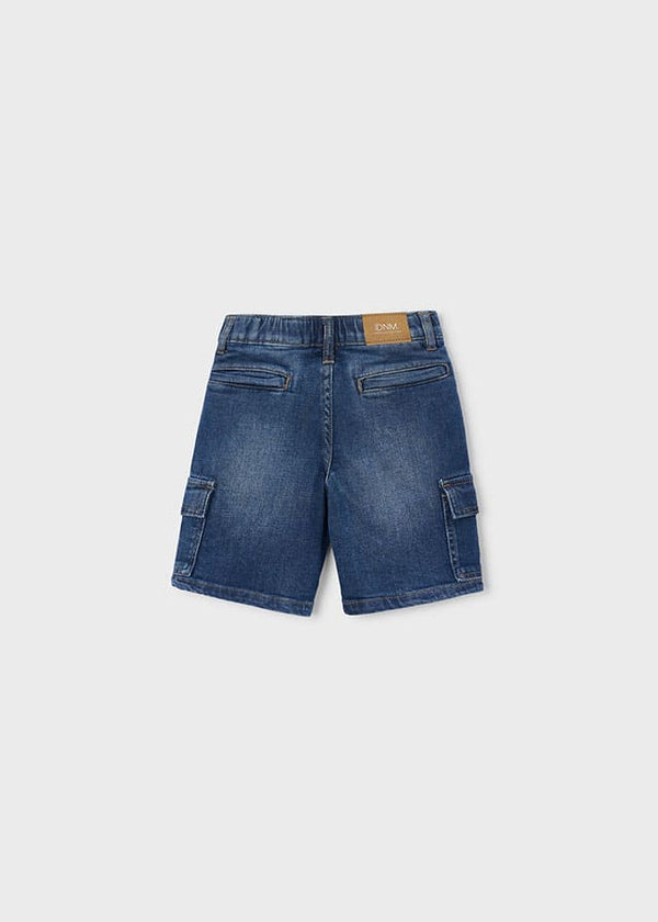 Super bermuda denim cargo