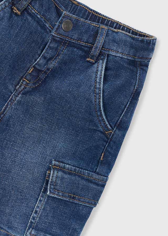 Super bermuda denim cargo
