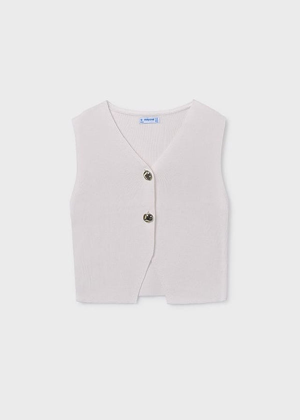 Top tricot botones