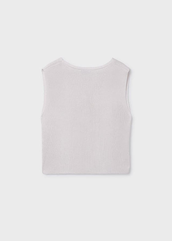 Top tricot botones
