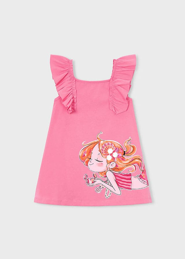 Vestido punto volantes