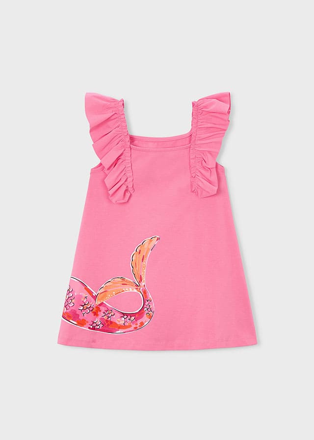 Vestido punto volantes