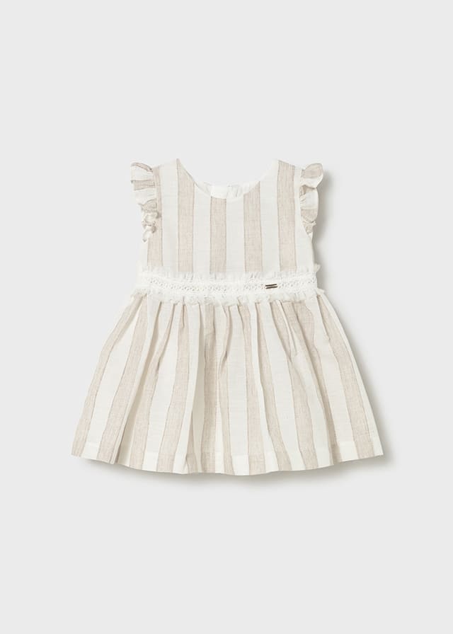 Vestido rayas fajin