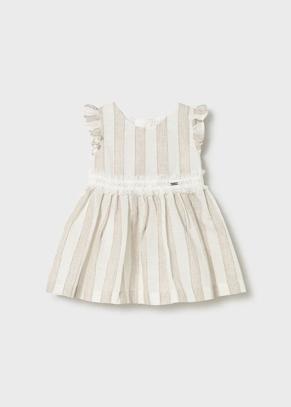 Vestido rayas fajin