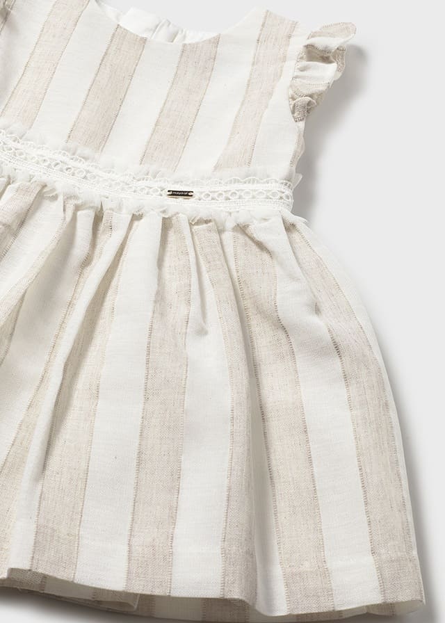 Vestido rayas fajin