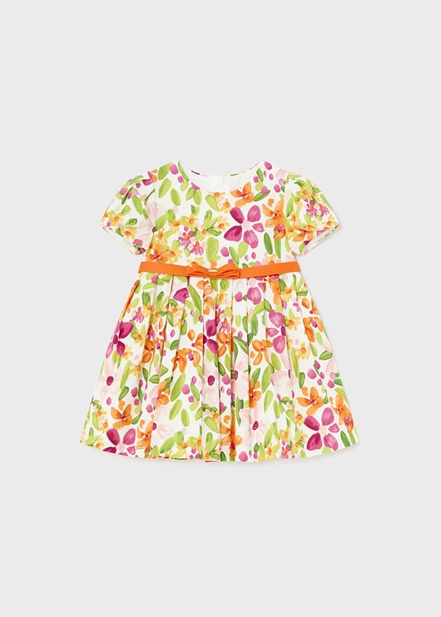 Vestido saten estampado
