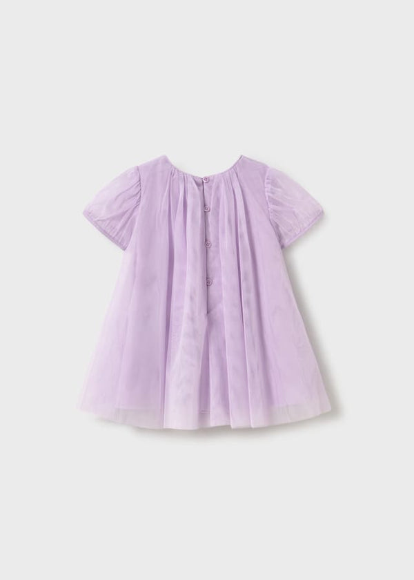 Vestido tul con bolso