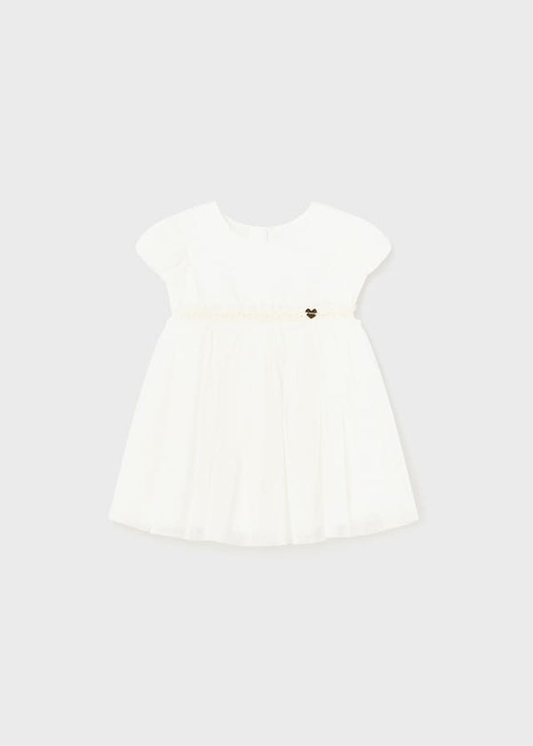 Vestido tul plisado
