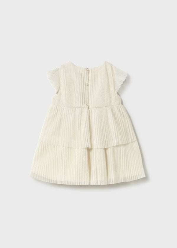 Vestido tul plisado