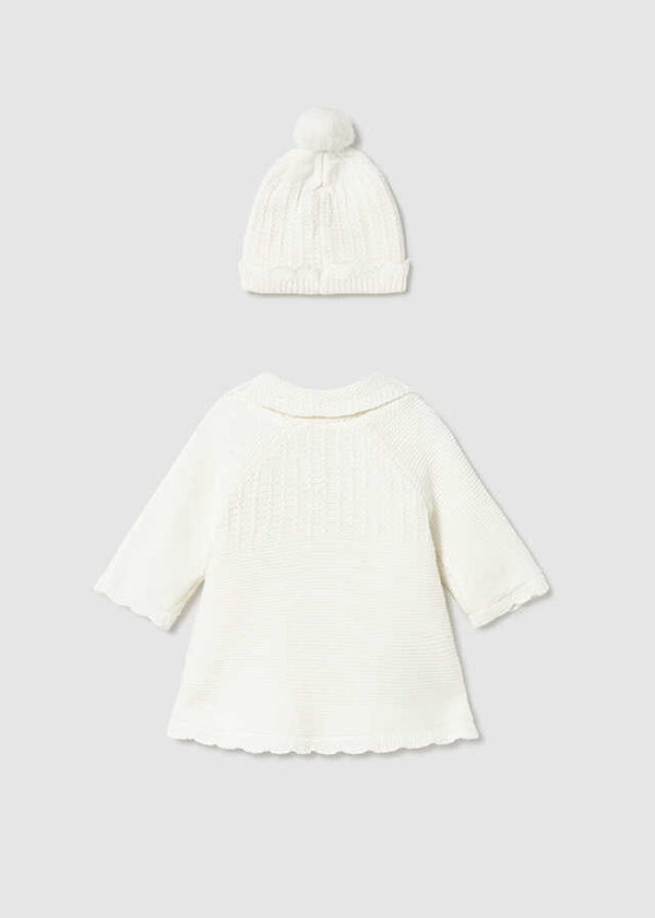 Abrigo y gorro tricot