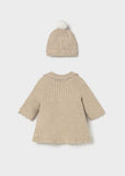 Abrigo y gorro tricot