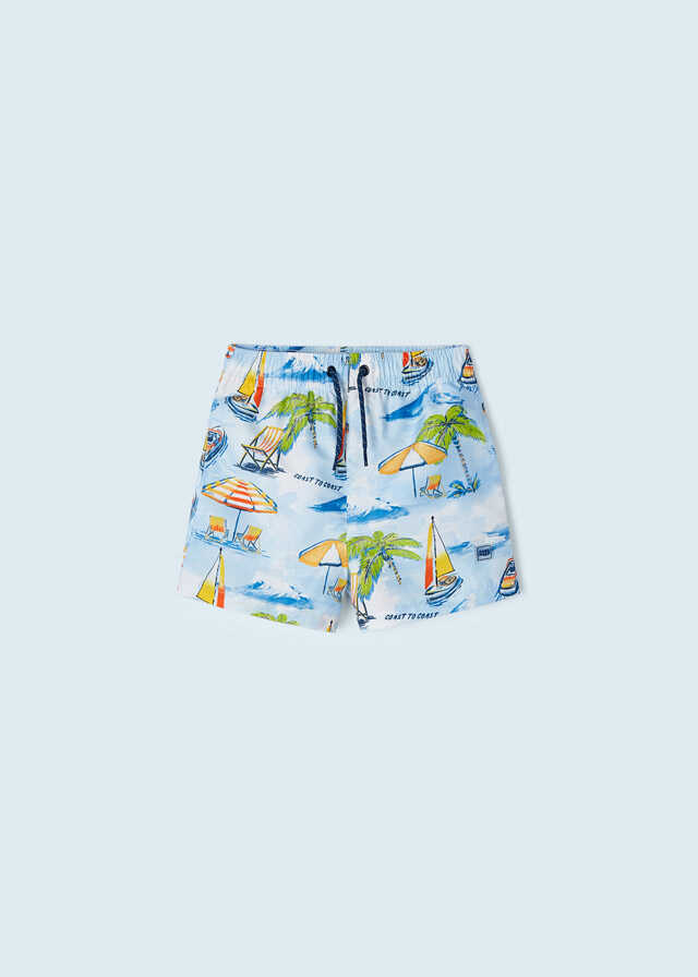Bañador bermuda estampado