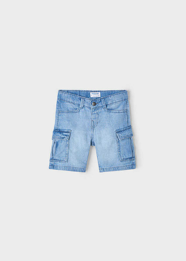 Bermuda denim cargo