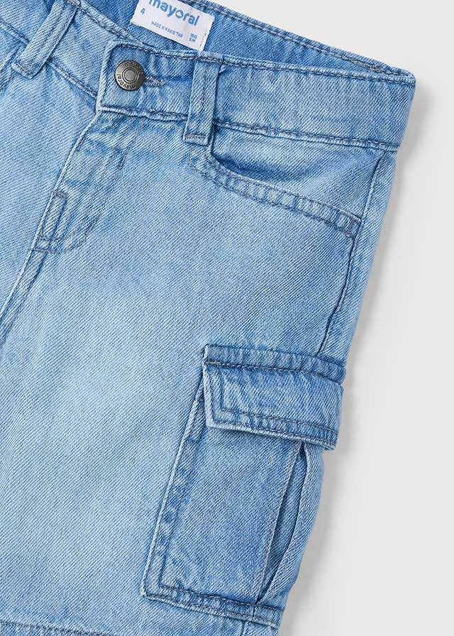 Bermuda denim cargo